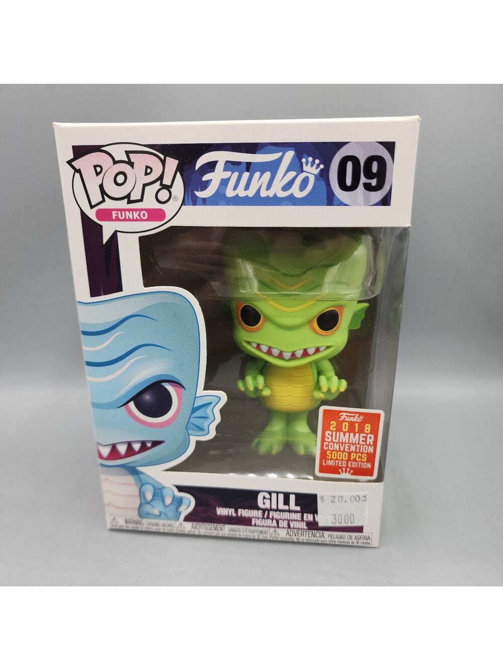 Funko Pop! Funko #09 Gill - 2018 Summer Convention 5000 PCS Limited Edition New